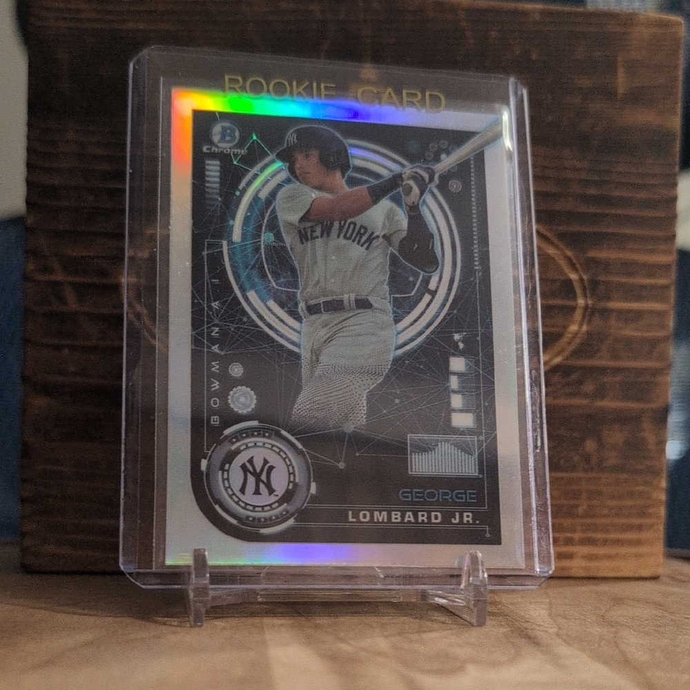 2024 Bowman Chrome George Lombard Jr. AI Rookie Card Yankees 🔥🔥🔥